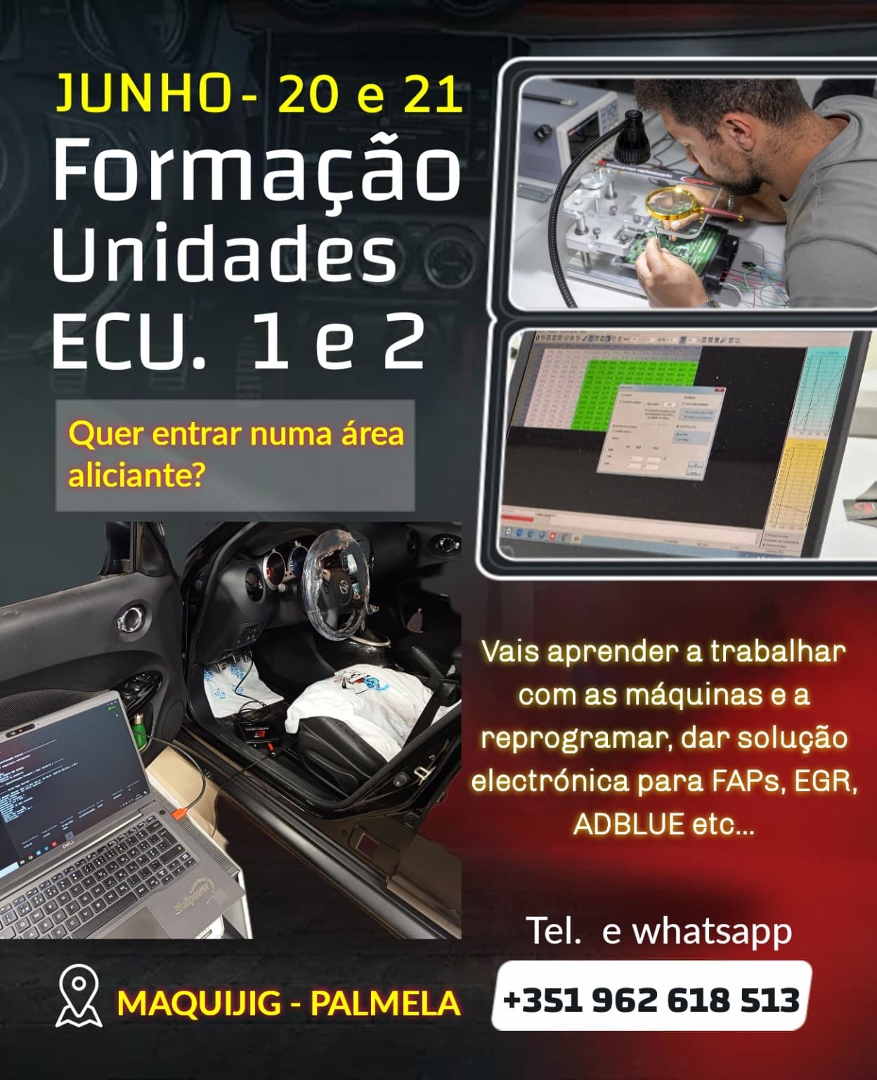 Formação ECU - Domina as Centralinas Automóvel (Níveis 1 e 2)