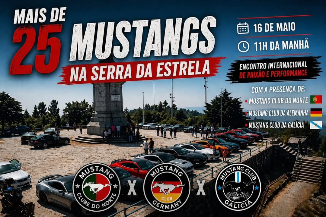 Mustangs na Serra da Estrela