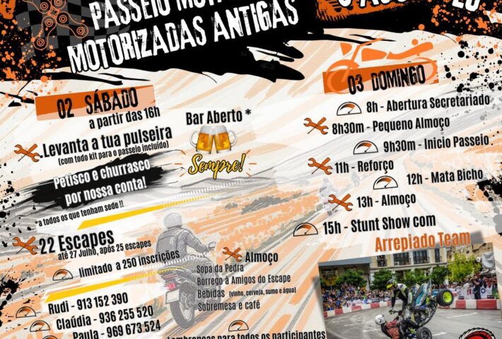 10º Passeio de Motas e Motorizadas Antigas – Amigos do Escape