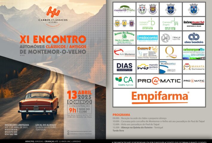11º Encontro – Automóveis Clássicos/Antigos de Montemor-o-Velho