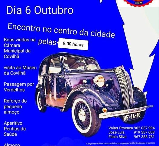 12° Passeio anual dos Clássicos da Covilhã