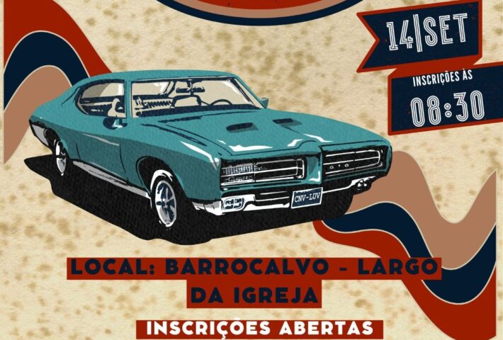 2ª Passeio de Carros Clássicos e Desportvios – Centro de Recreio Popular Barrocalvo