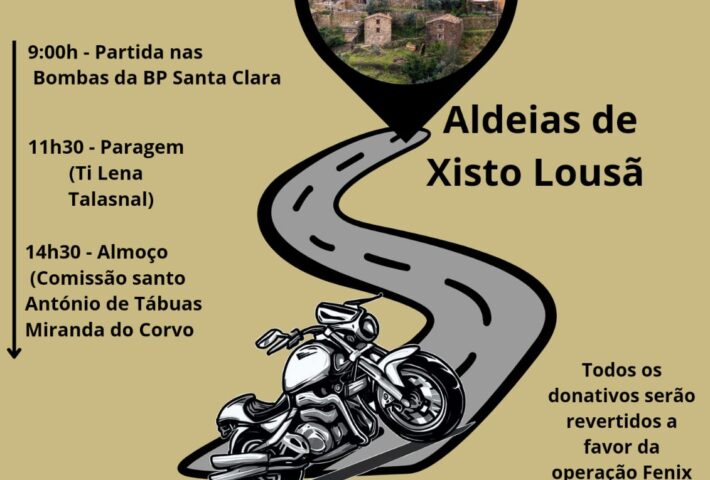 2º Passeio moto Turistas de Coimbra – Motociclistas Solidários