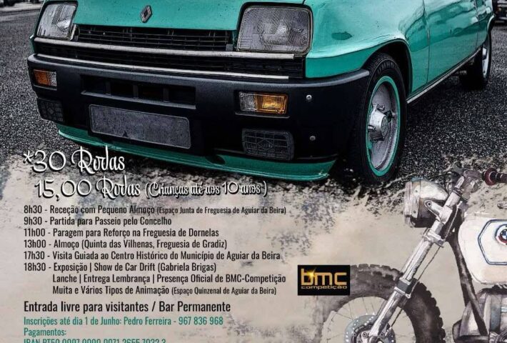 3° Encontro Motas Clássicos e Desportivos, Tuning e Competição – Aguiar da Beira