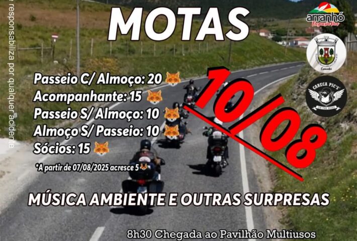 4º Passeio de Motas – Grupo Motard Raposas do Asfalto