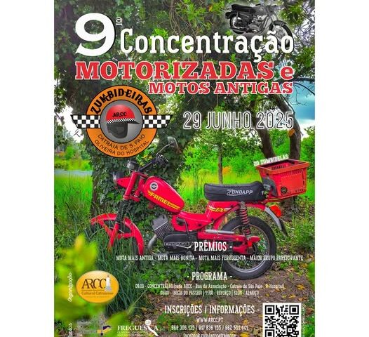 9º Edição do Encontro de Motorizadas e Motos Antigas – ARCC