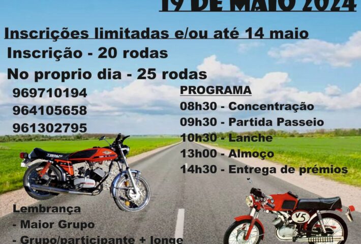 9° Passeio Motorizadas Antigas
