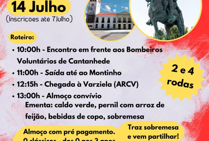 Encontro Almoço Convívio – Clube Automóvel de Cantanhede s.