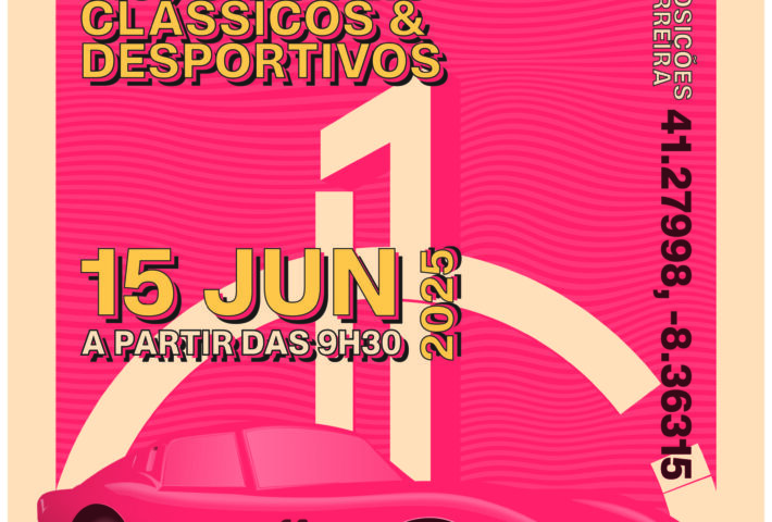 Encontro mensal automóveis clássicos e desportivos