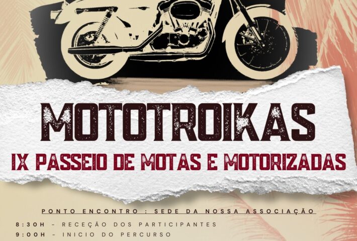 Mototroikas 2024 – 4º Passeio de Motas e Motorizadas – Casa Recreativa da Ribeira de Semide