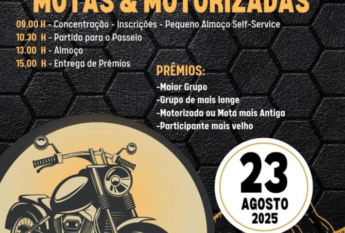 Passeio & Convívio Motas e Motorizadas – Festa De Macieira de Sarnes