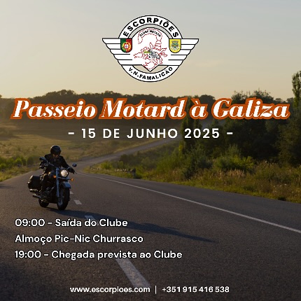 Passeio Motard à Galiza – Clube Motard Escorpiões