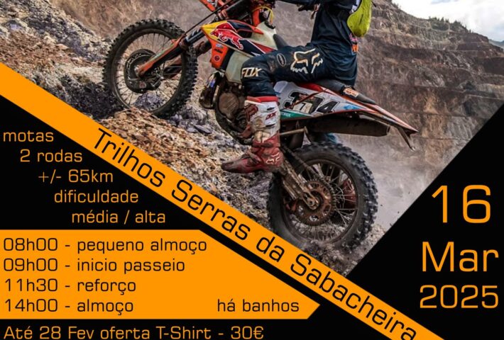 Passeio Moto TT – GDR Sabacheira Serras