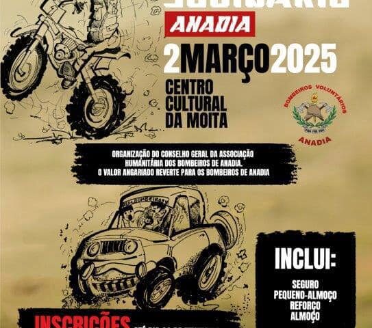 Passeio TT Solidário – Bombeiros Voluntários de Anadia