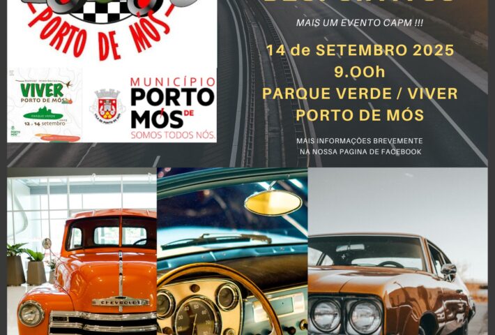 Passeio de Clássicos & Desportivos – Clube Automovel Porto de Mós