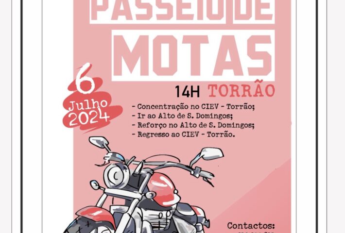 Passeio de Motas – Comissão de Festas da Santa Clara do Torrão