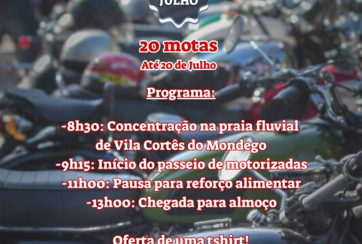 Passeio de Motorizadas – Associação Juvenil Vila Cortês do Mondego